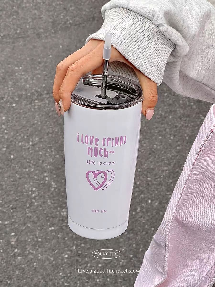 Sip days heat preservation straw cup CU109 image