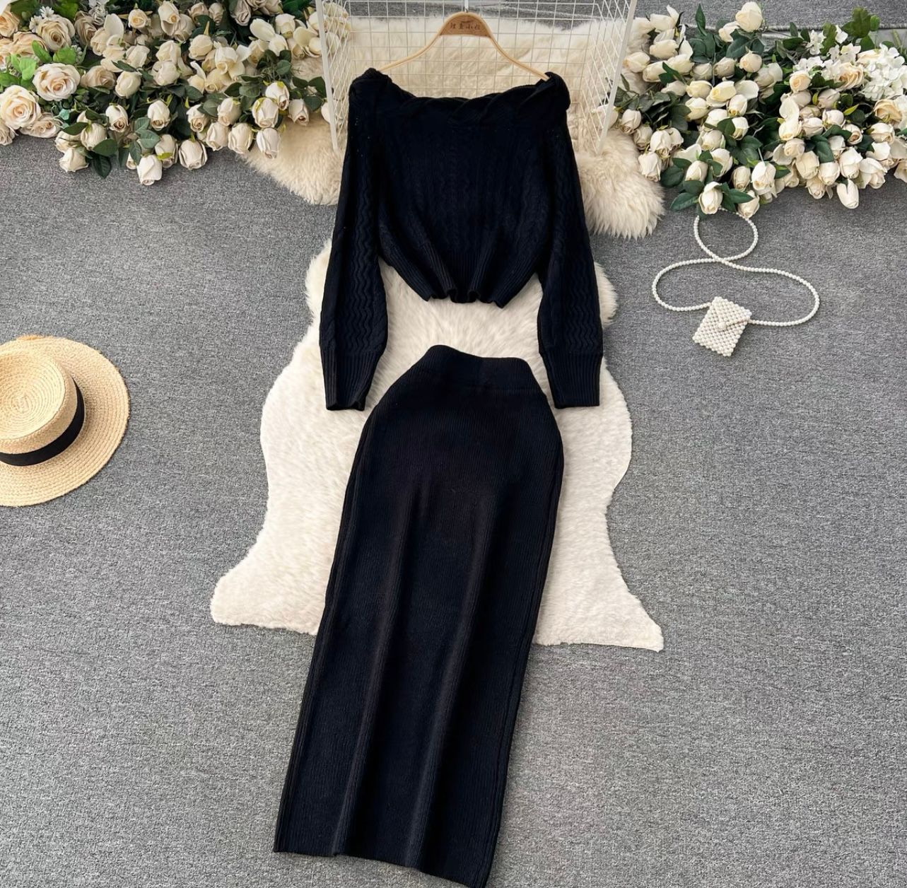 The lovers card knit set TPZZ2530 image