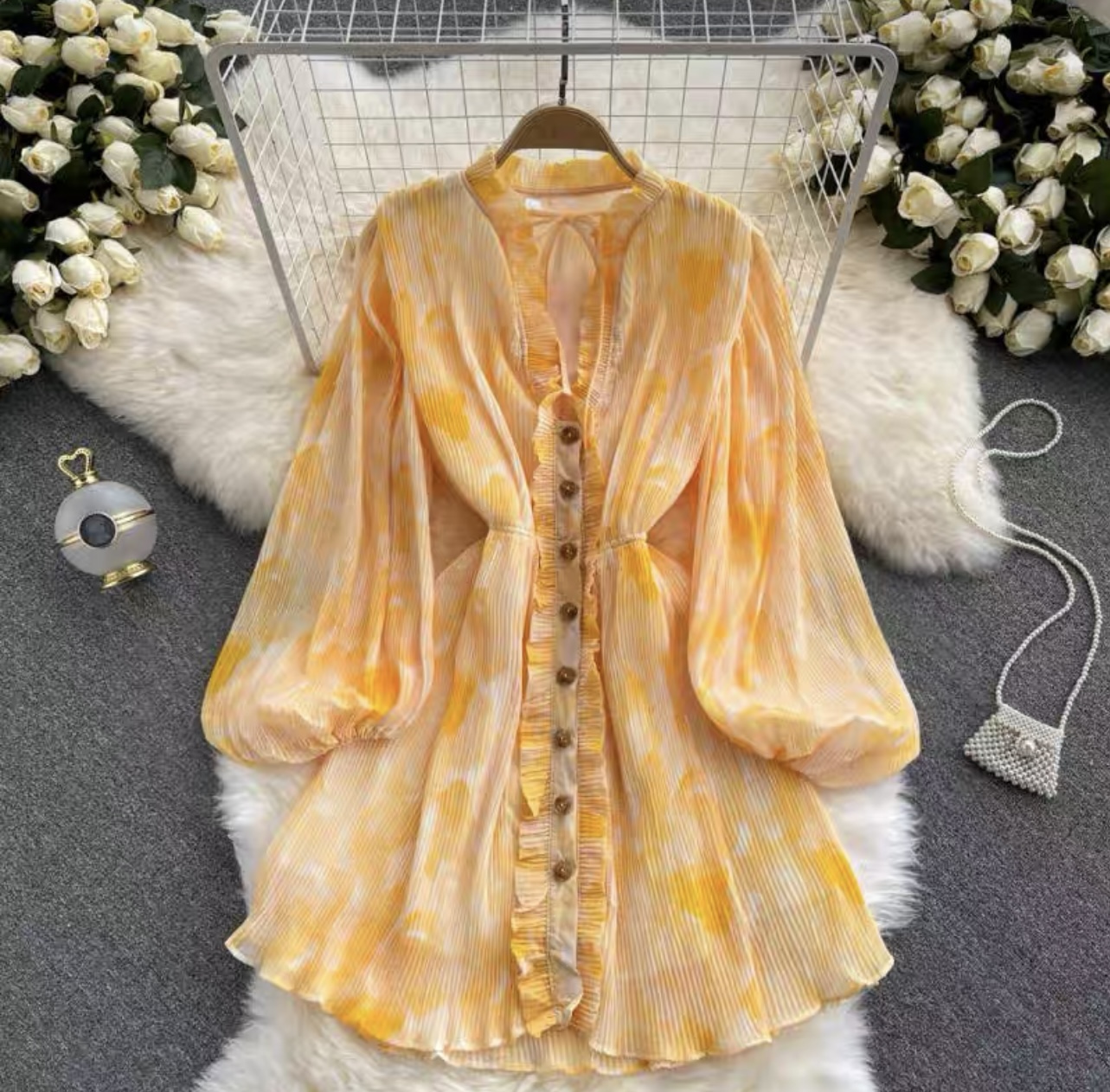 The dream girl ruffle dress CD110 image