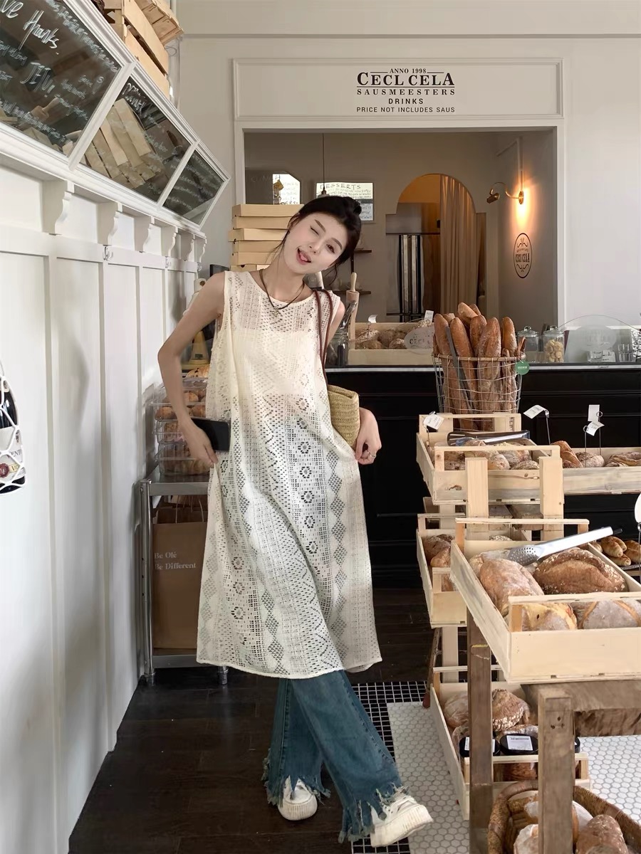 High school cotton dress KD129 image