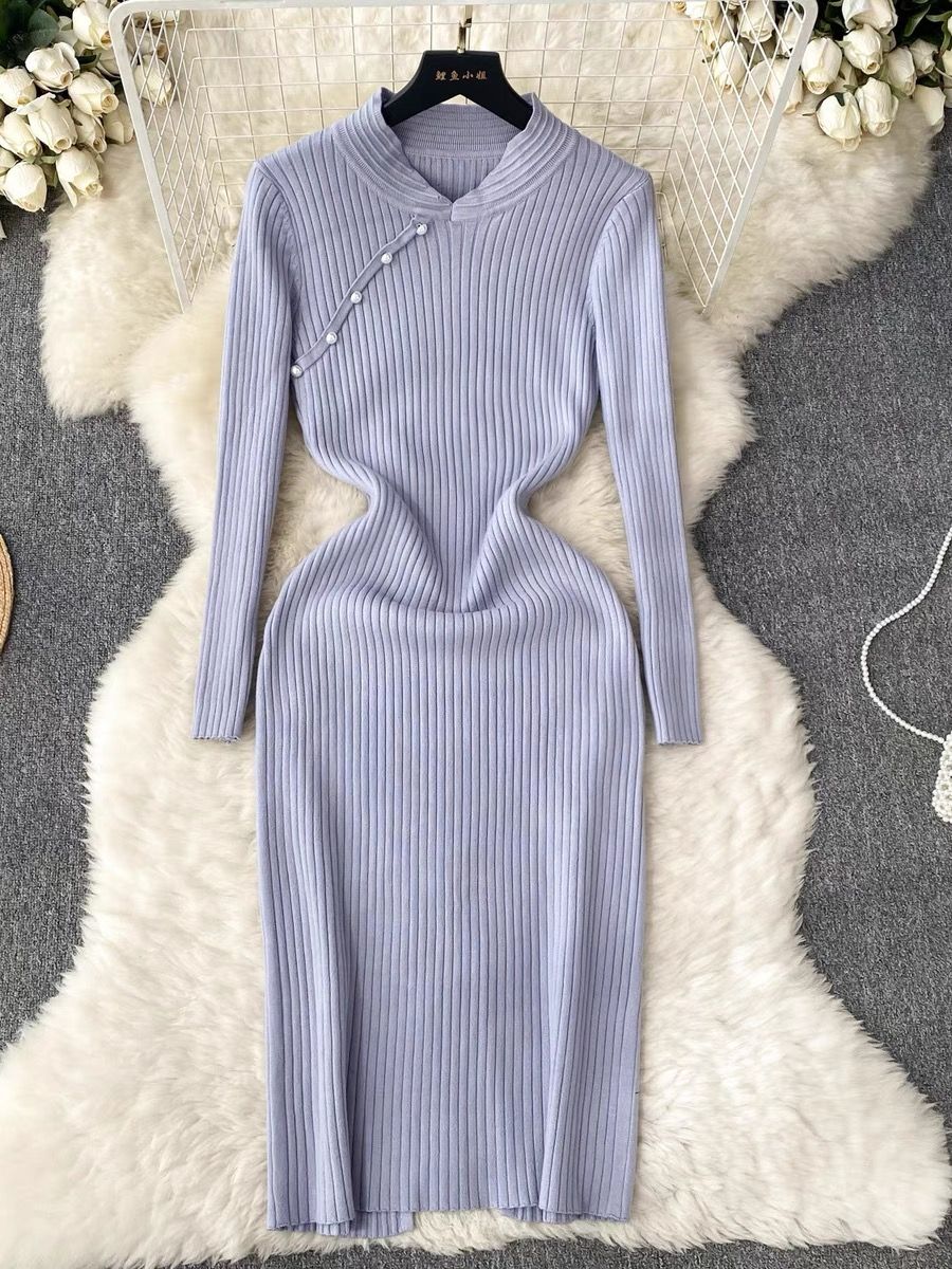 Eve no Adam knitted pearl gown KBC107 image