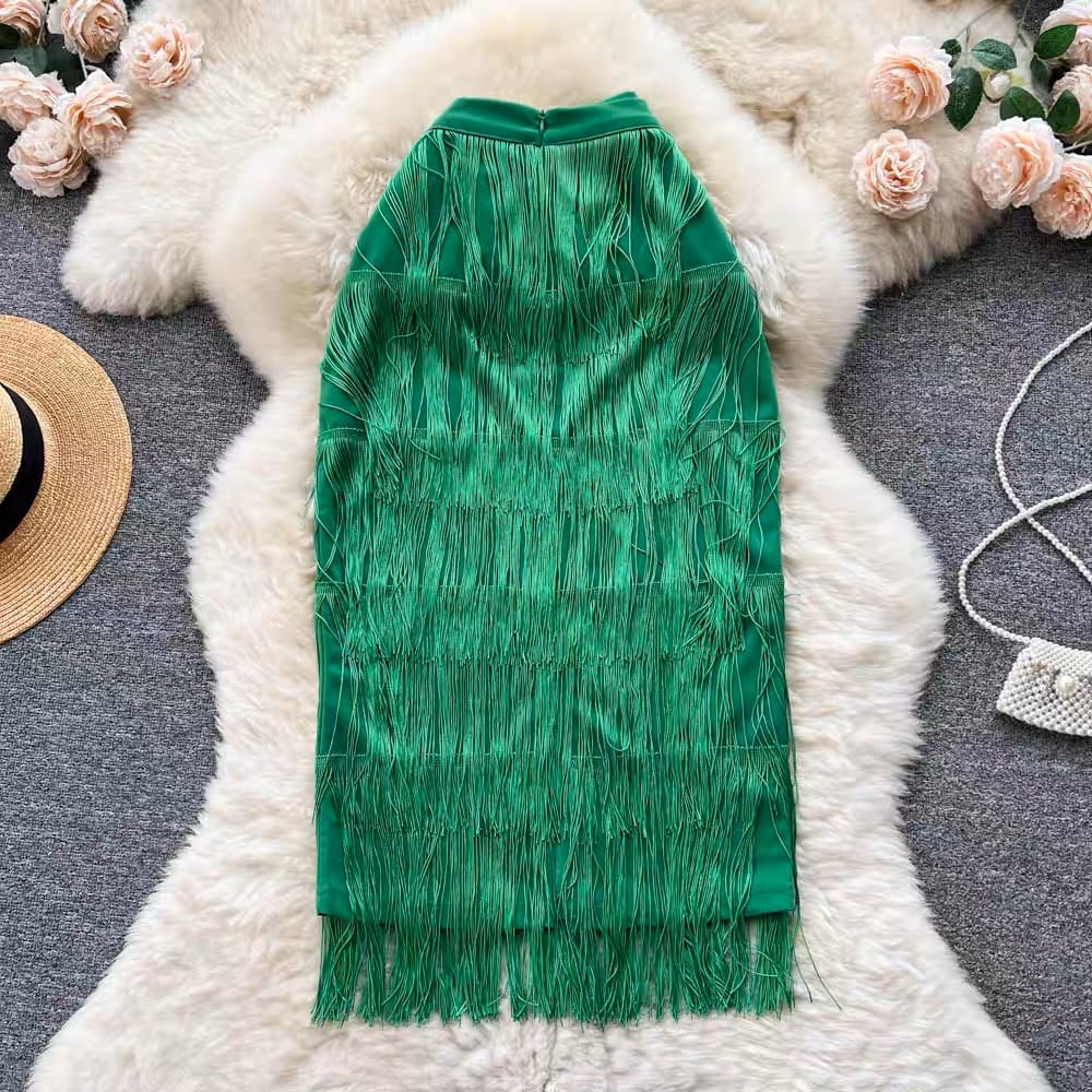 Allie fringe skirt SZZ209 image