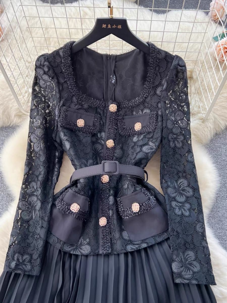 Make it known expensive lace Dress FD378 image