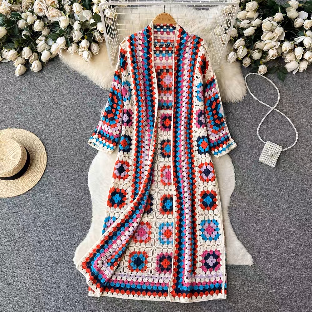 Picnic moves crotchet kimono KM108 image