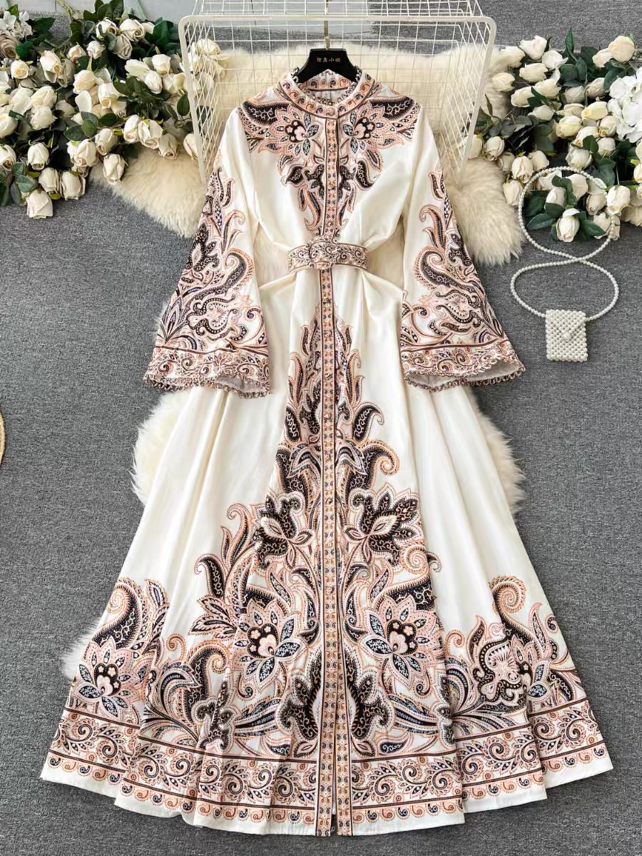 No more love to give print dress ED188 image