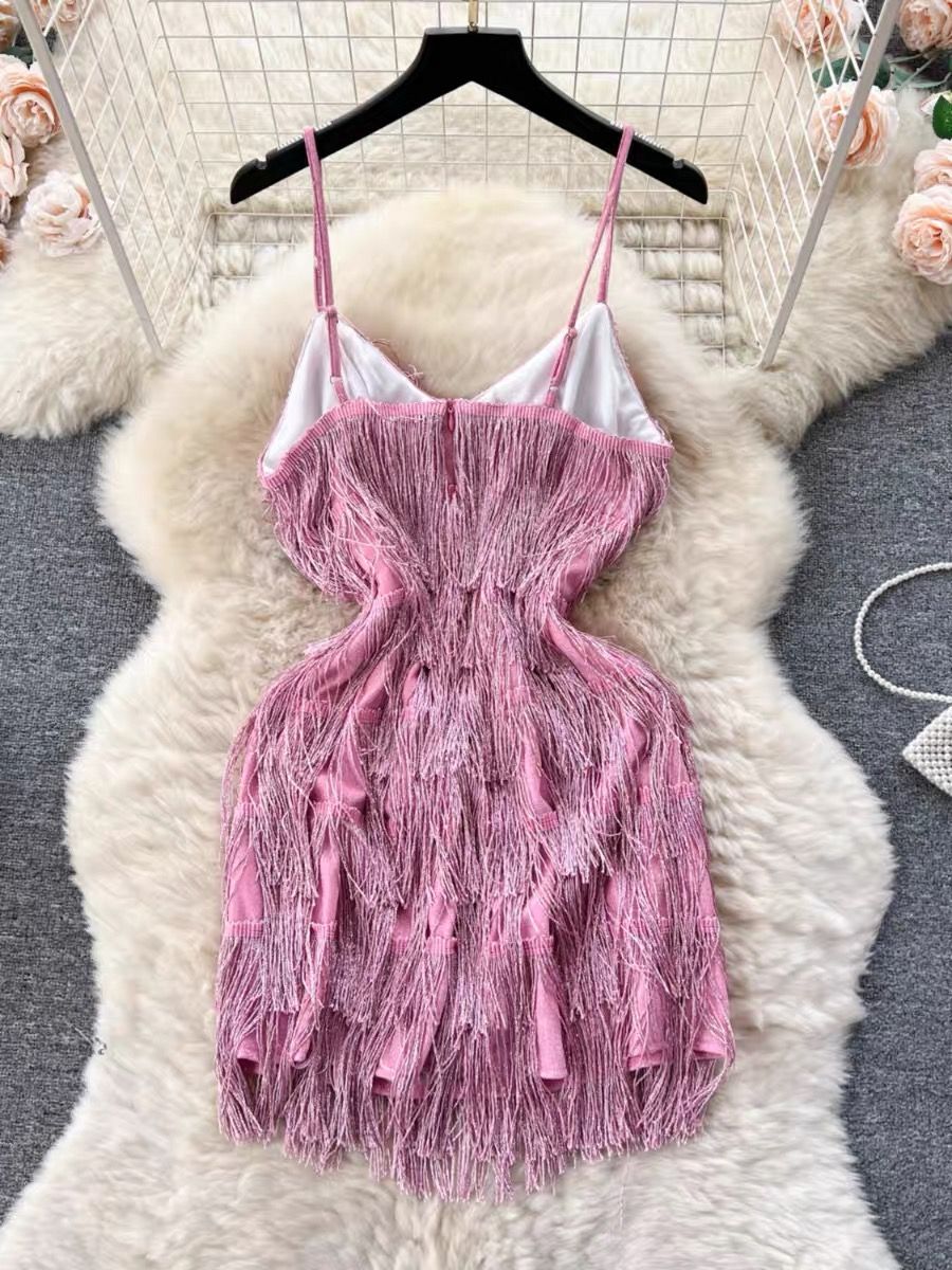 Los Angeles fringe dress EBC108 image