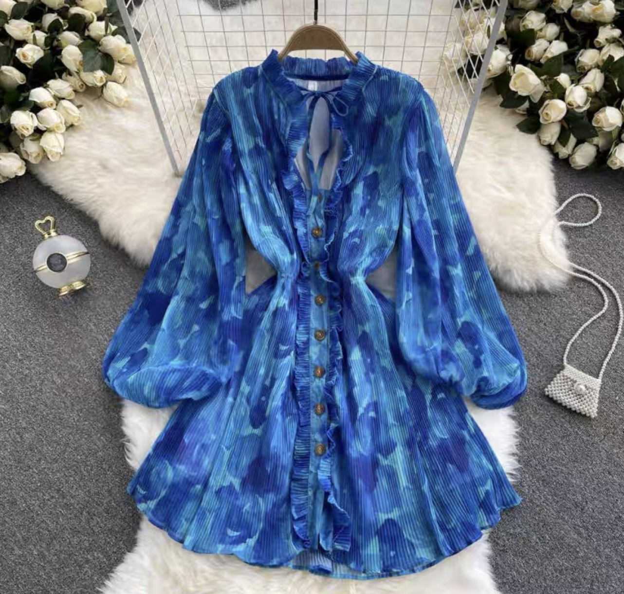 The dream girl ruffle dress CD110 image