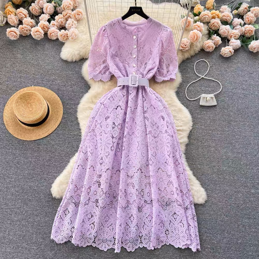 Important meetings lace dress FD169 image