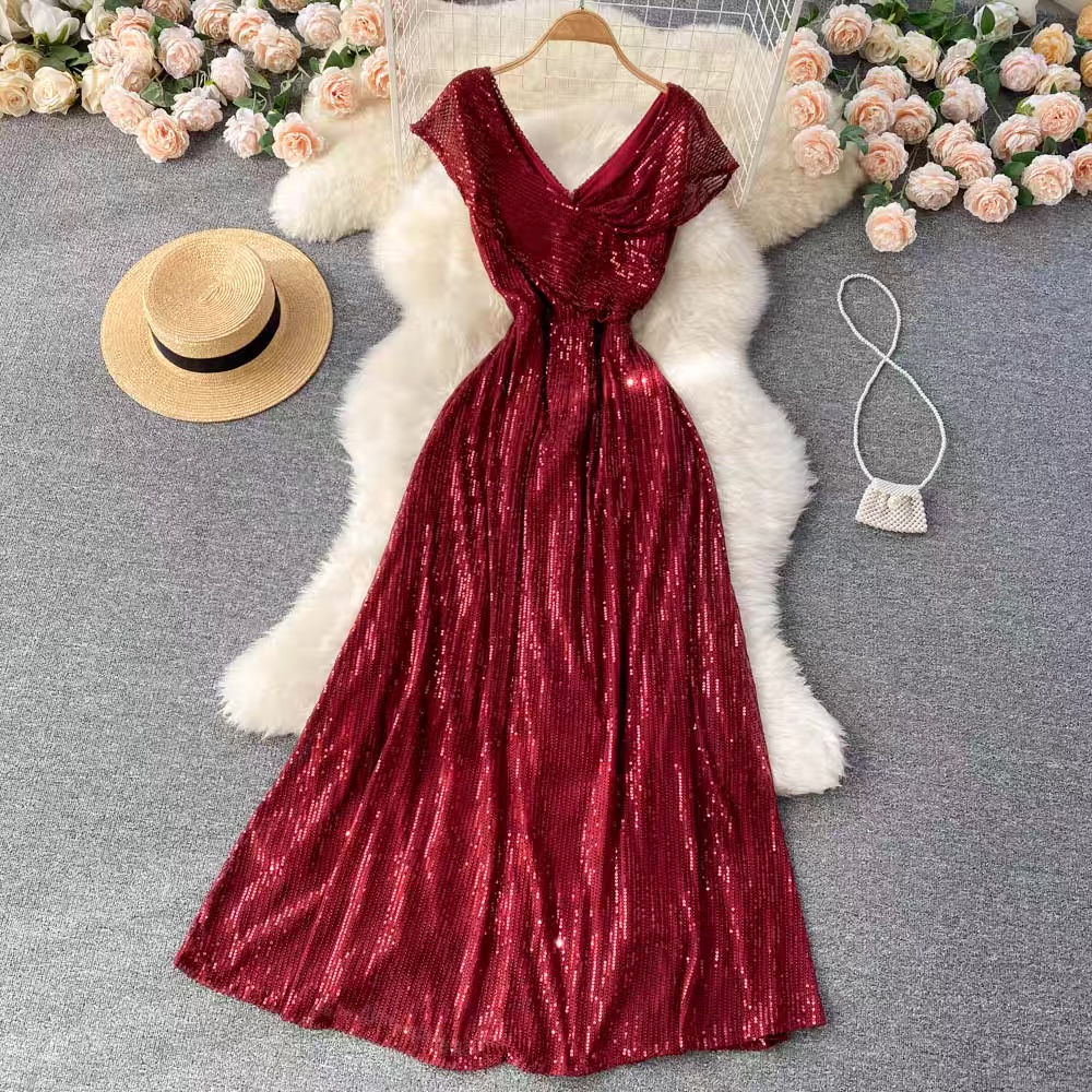 Beauty & the glitter evening gown EVD7 image