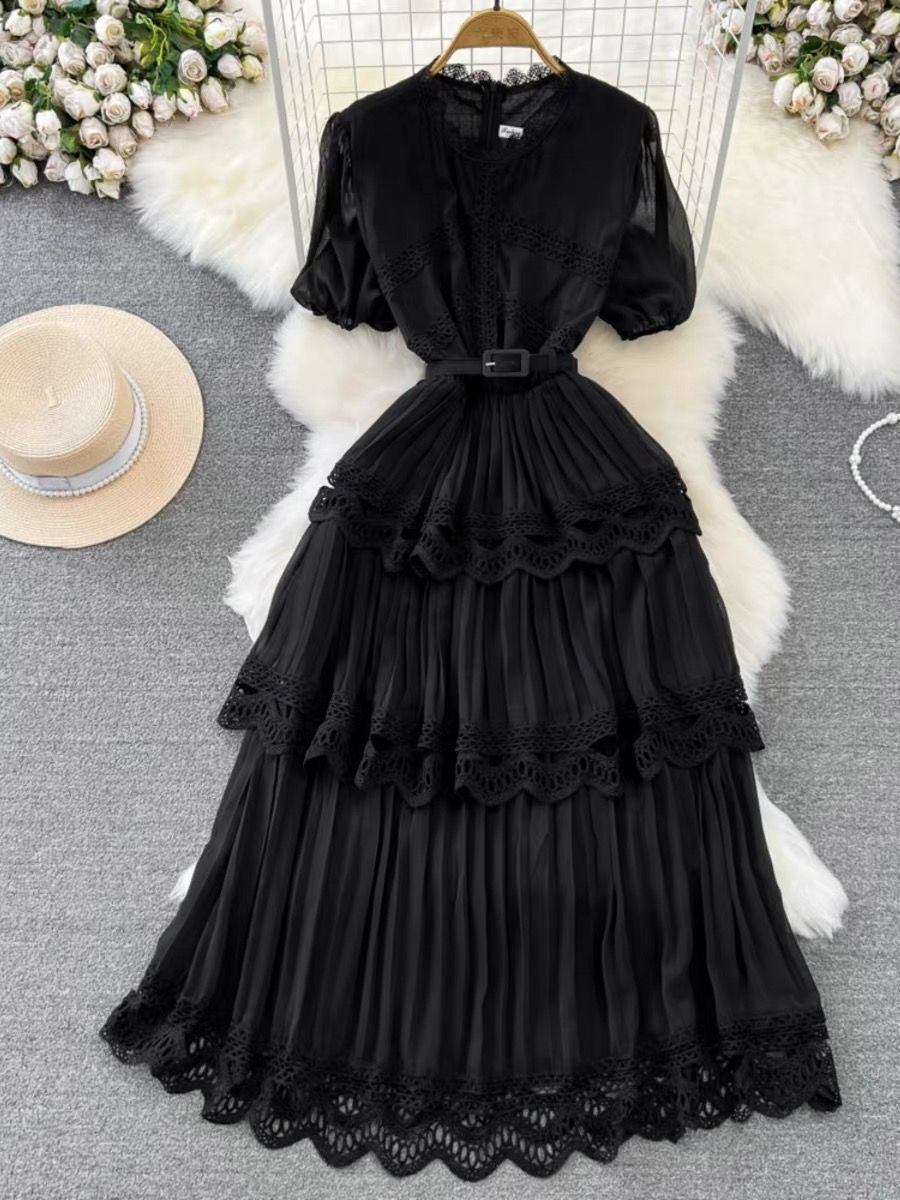 Flaming fashion tulle dress FD425 image