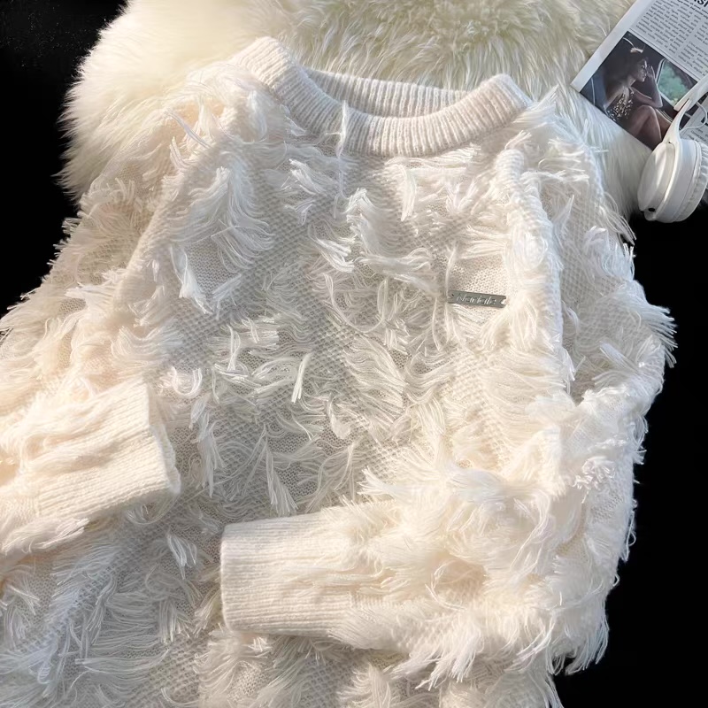 Golden hour fluffy sweater SSZZ453 image