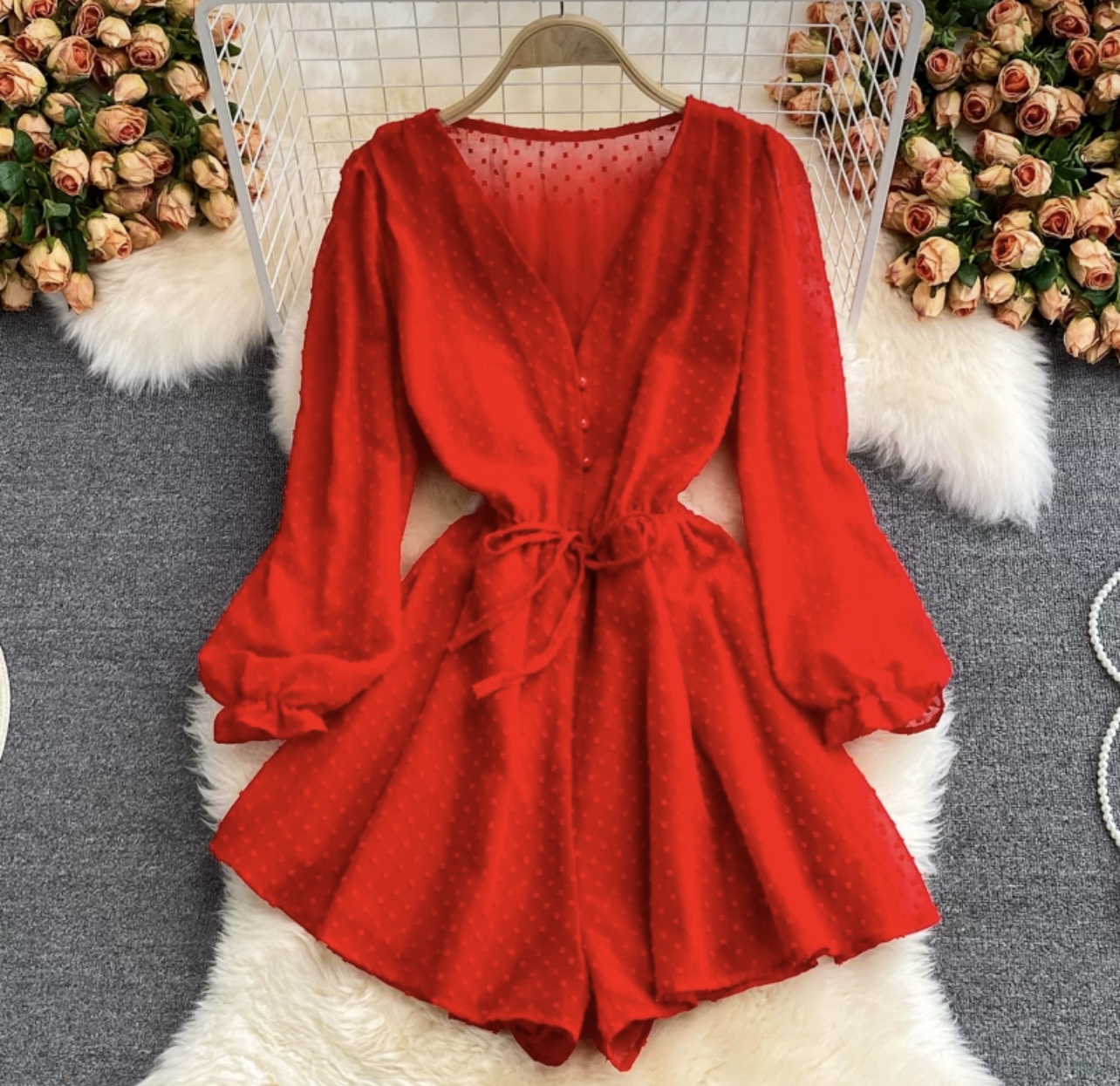 Setting the mood cotton jumpsuit JRZZ516 image