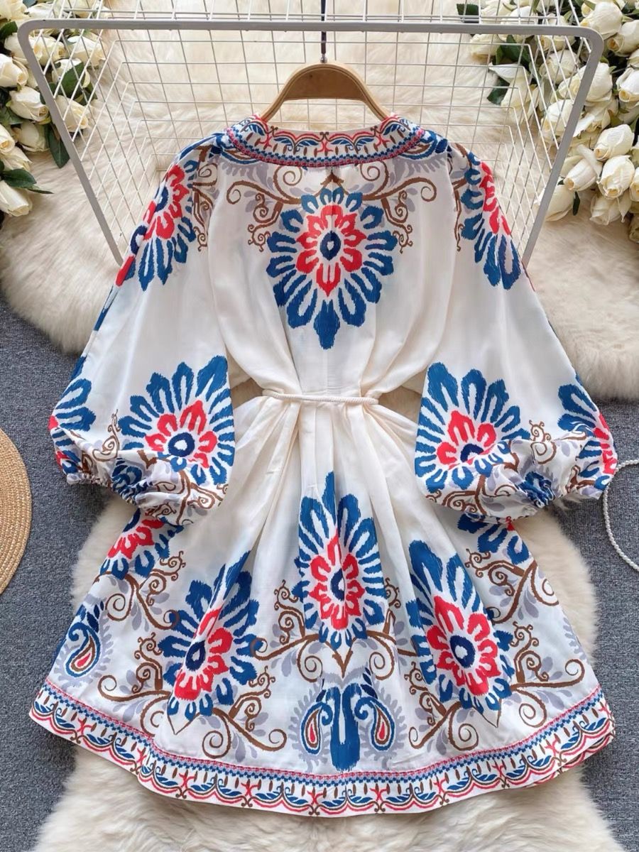 Special print dress ED94 image