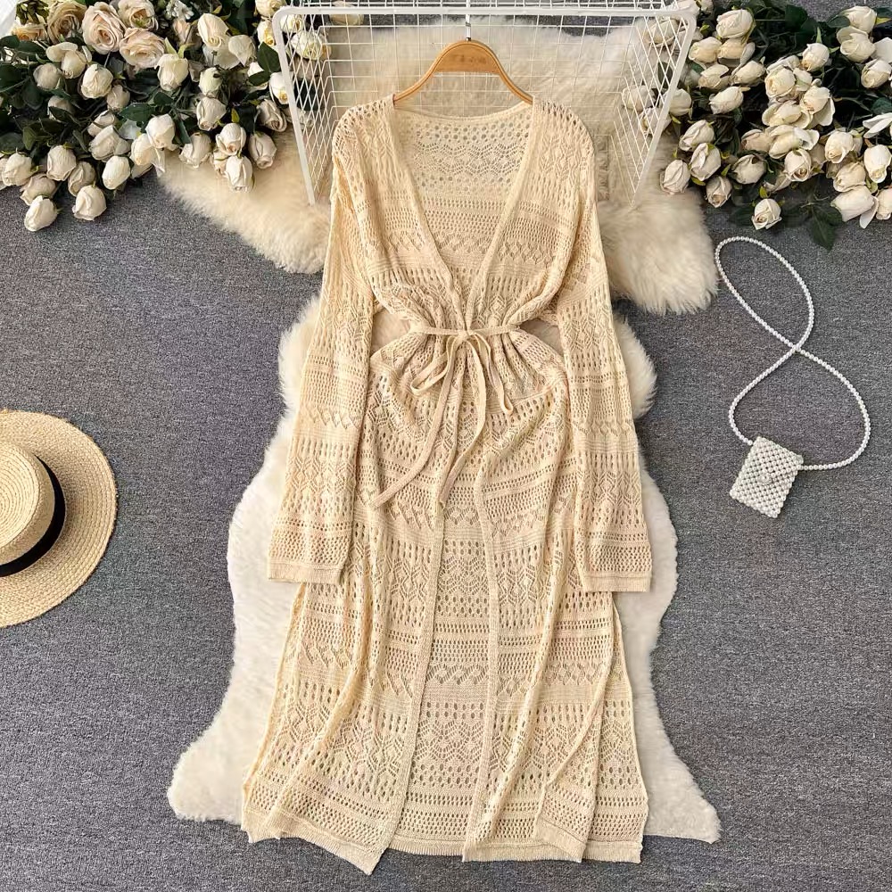 Beach crotchet coverup wrap up KD126 image