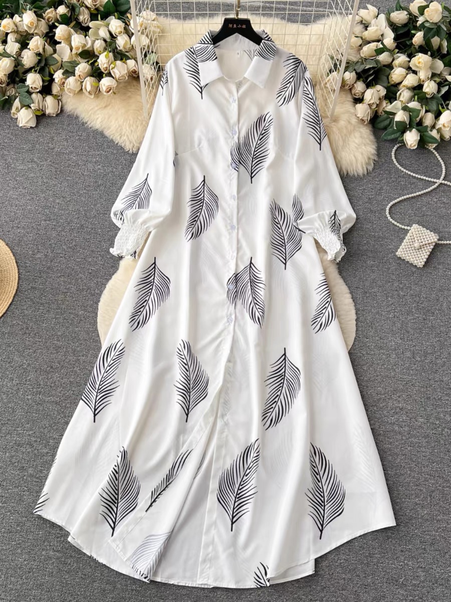 Exclusive invite shirt dress DZZ3398 image