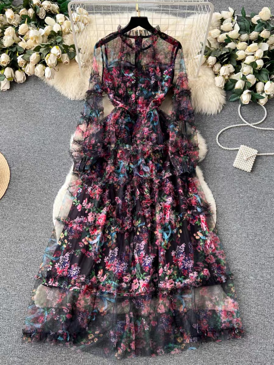 Eternal love floral dress CD490 image