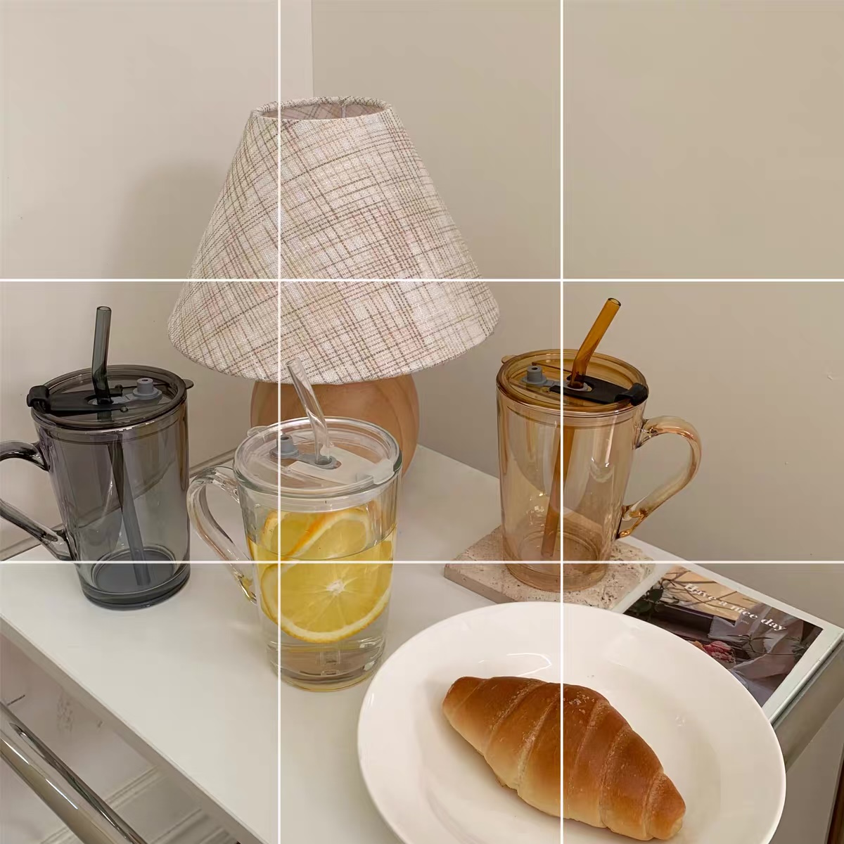 Stay hydrated glass cup CU114 image