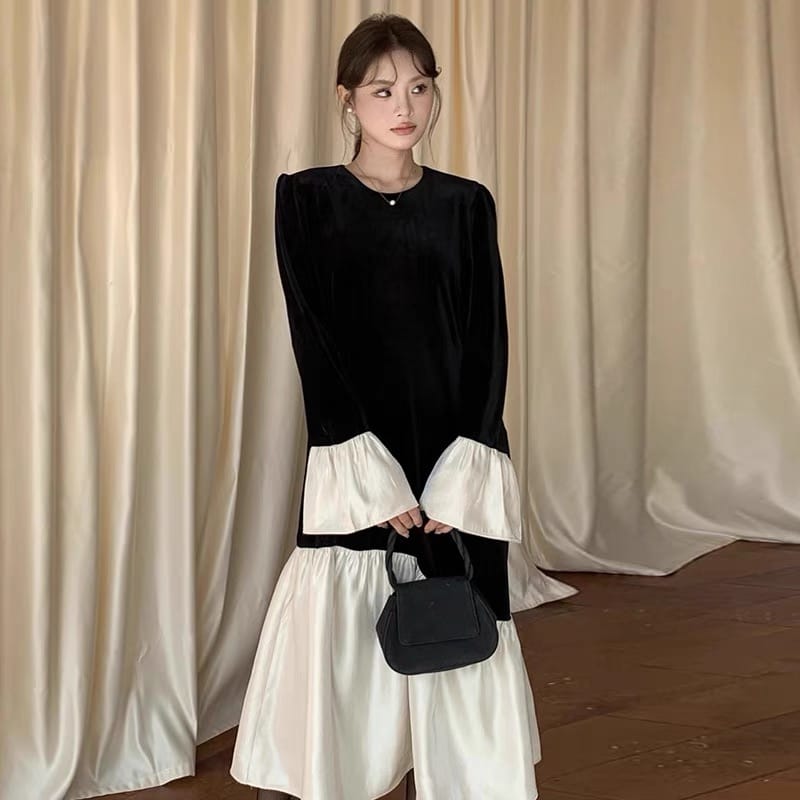 Left you on read designer dress FD609 image