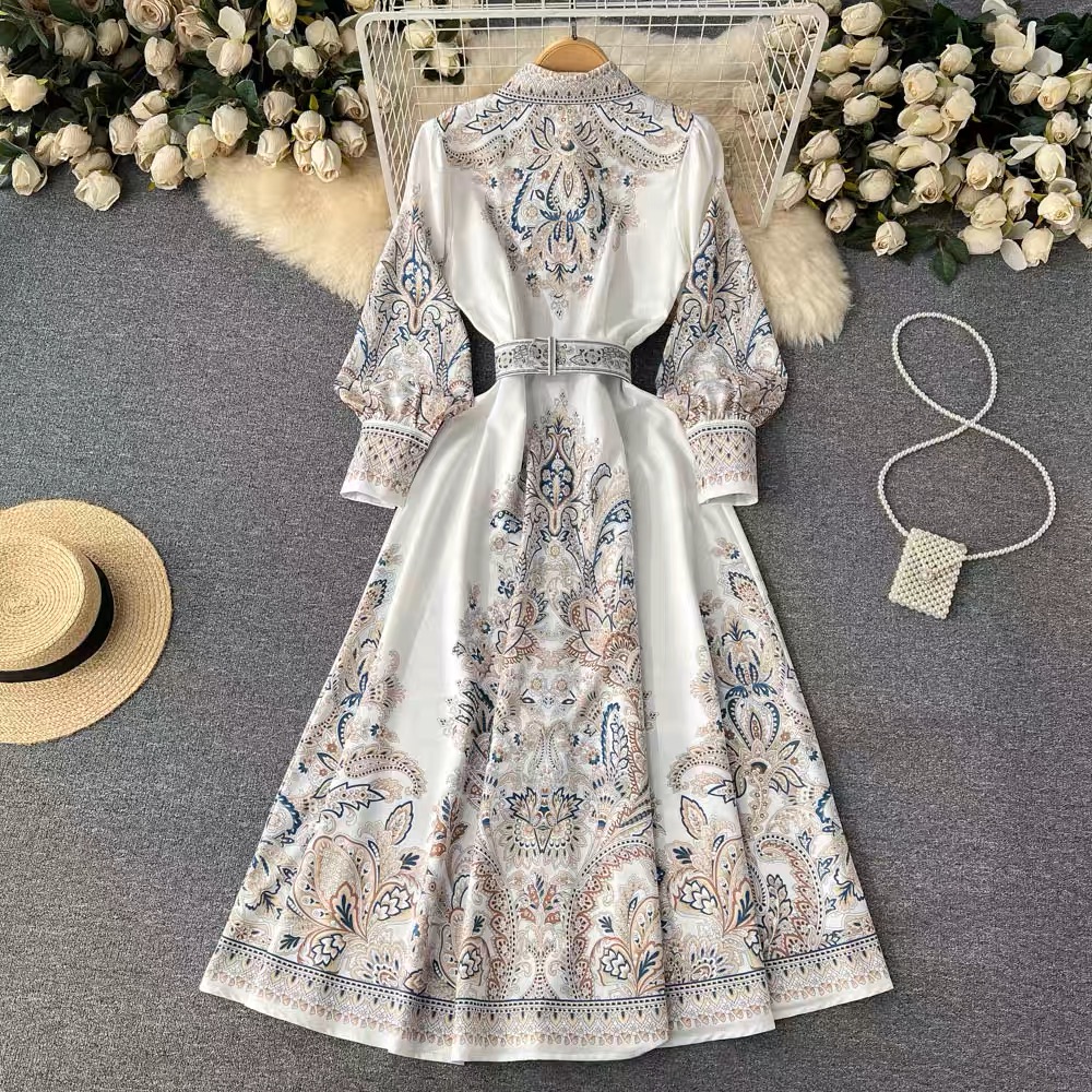 High speed love print dress ED33 image