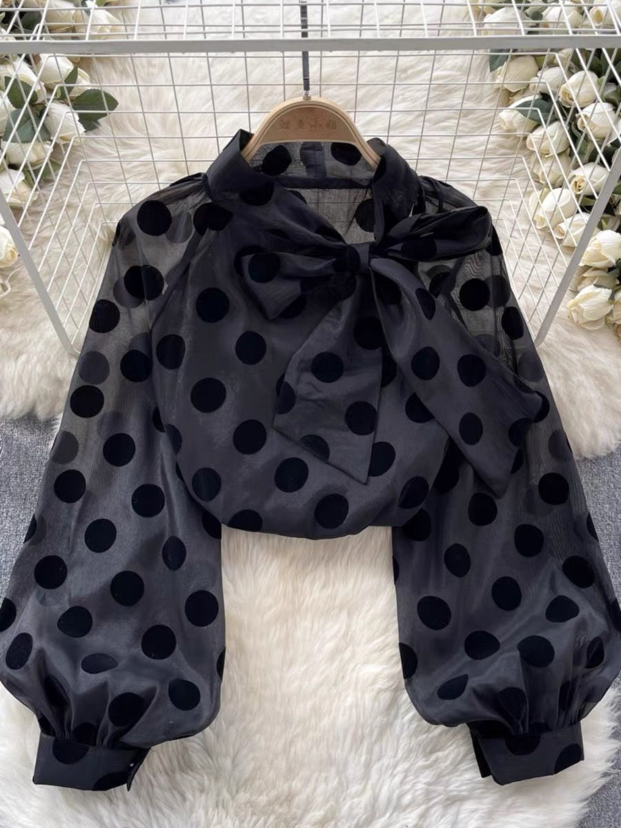 Seffani polka blouse BE157 image