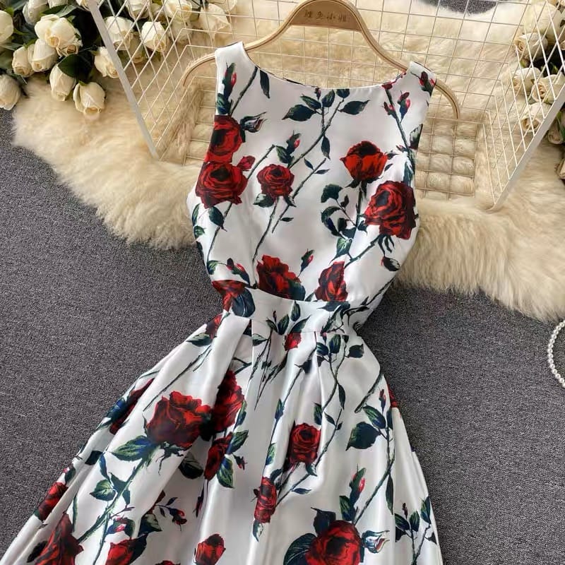 Valentine’s Day floral dress FD112 image