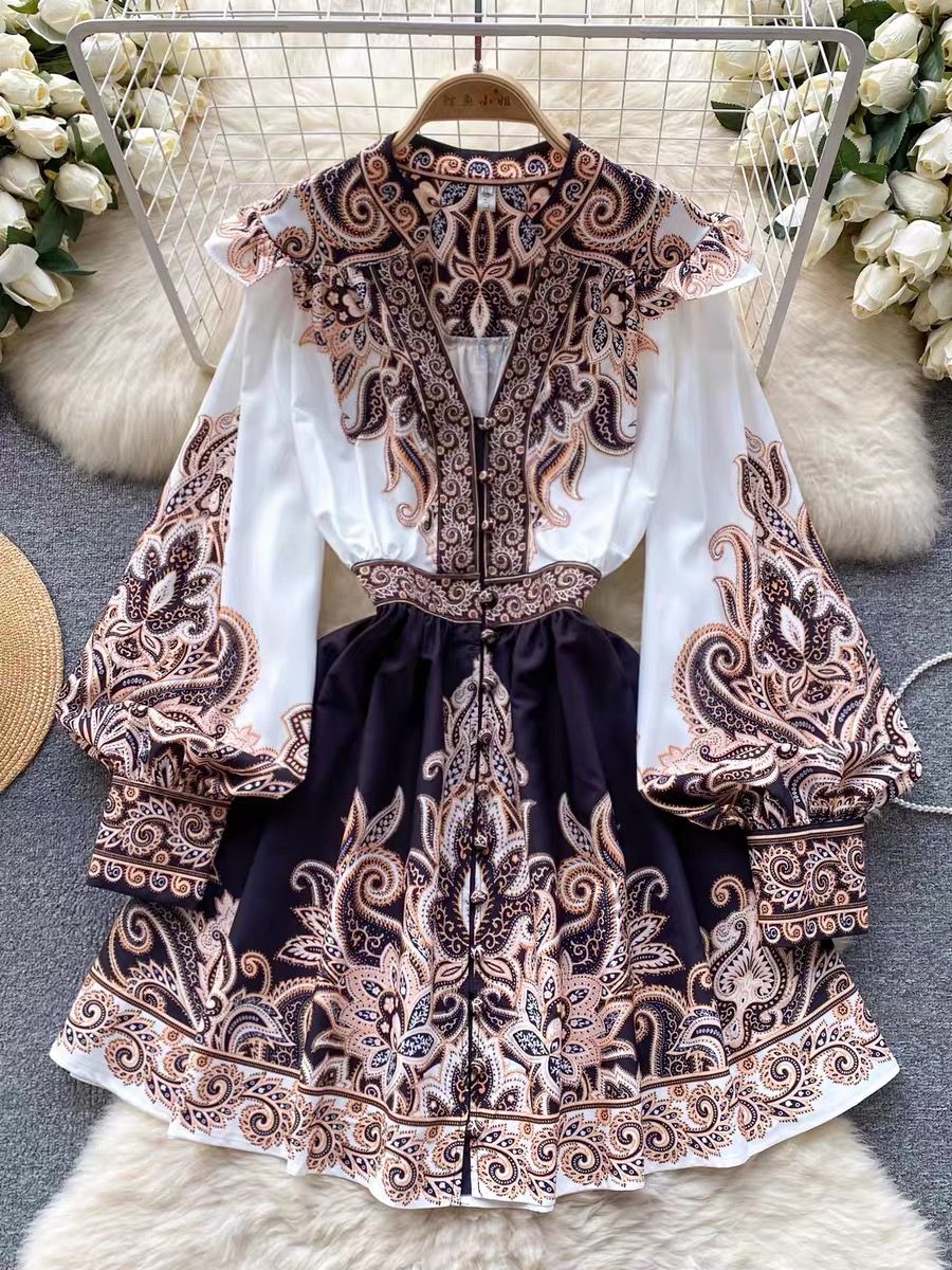 Nadia print dress ED99 image