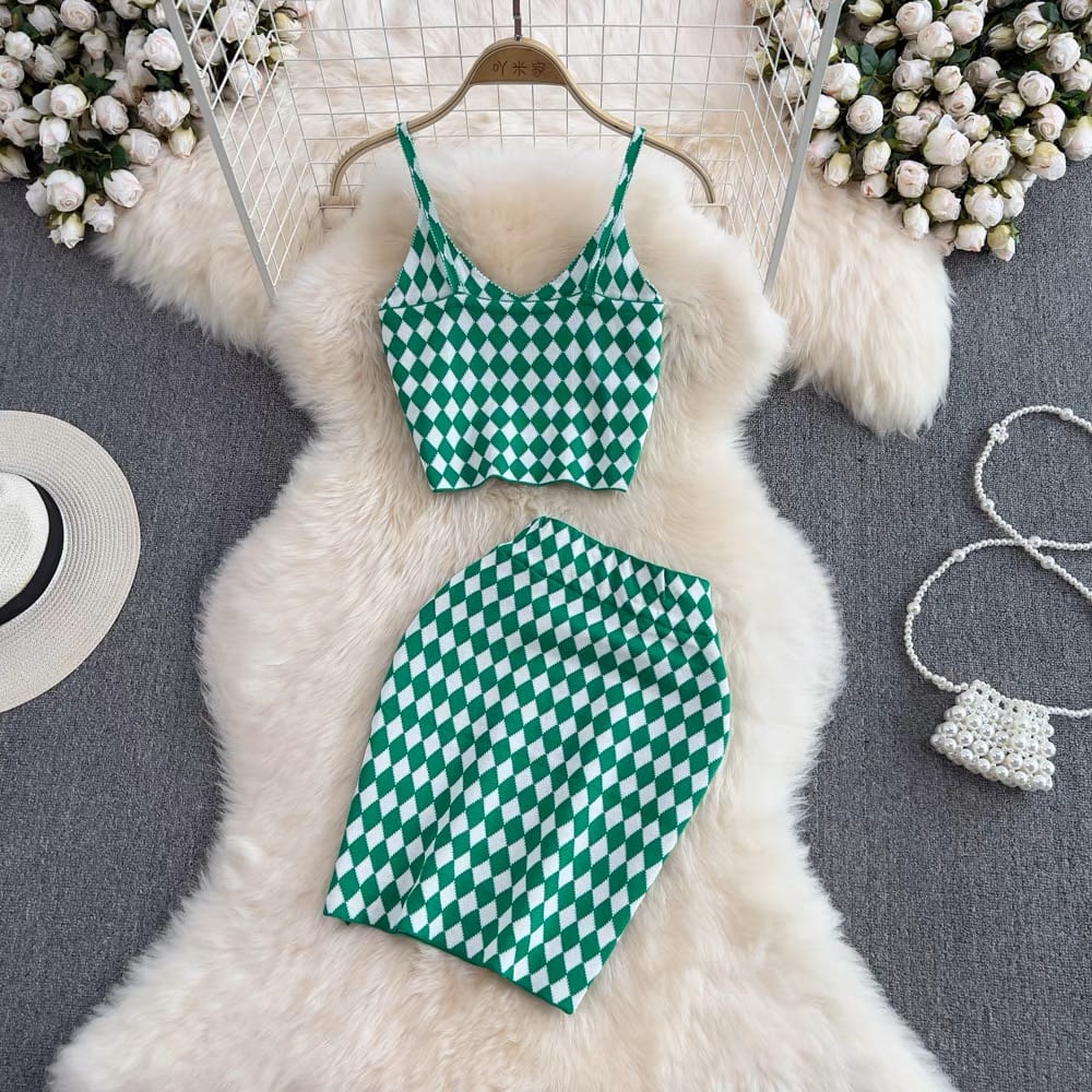 The entertainer plaid set TPZZ885 image