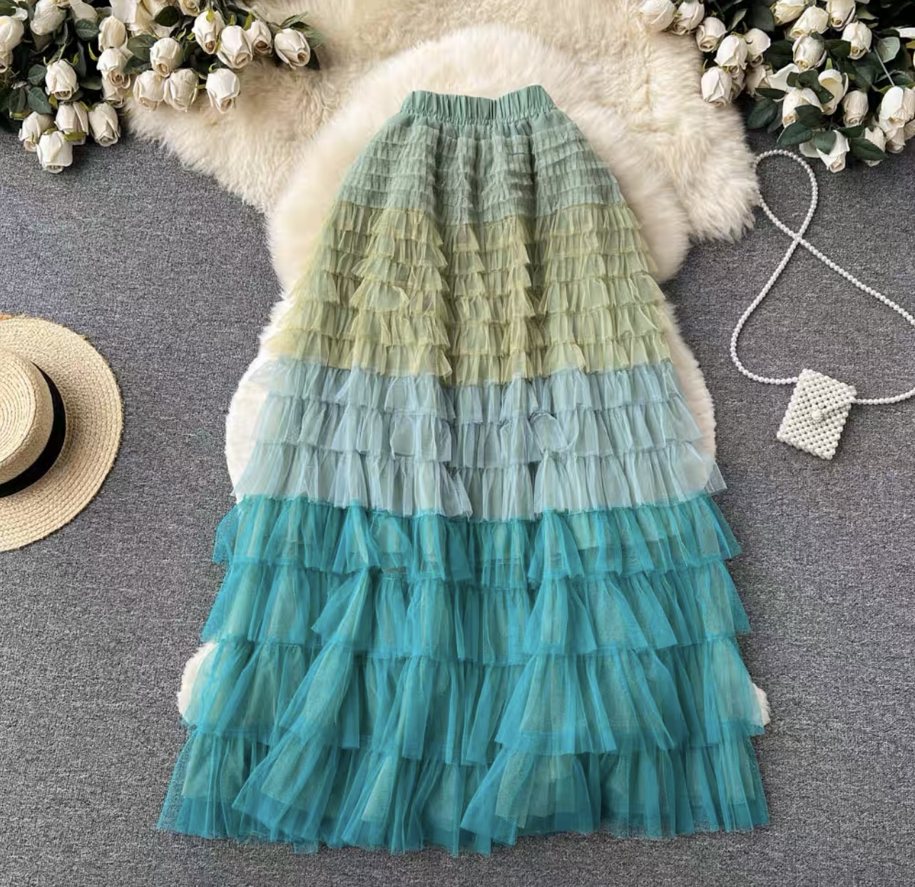 In the stars pleat skirt SZZ217 image