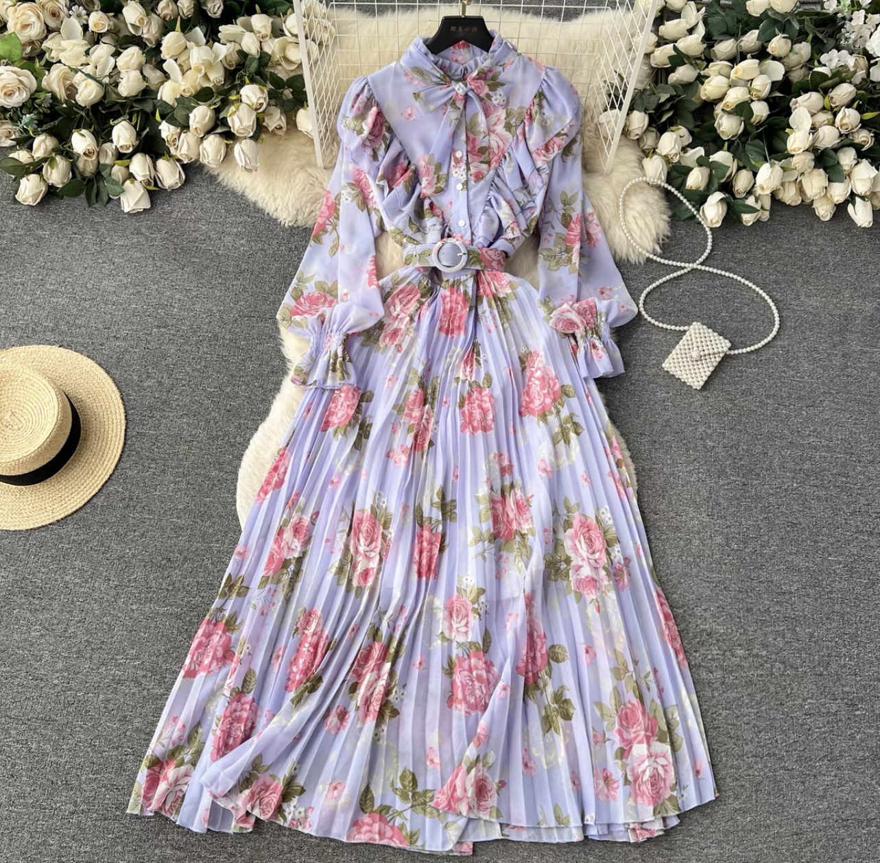 Statue worthy floral dress CD462 image