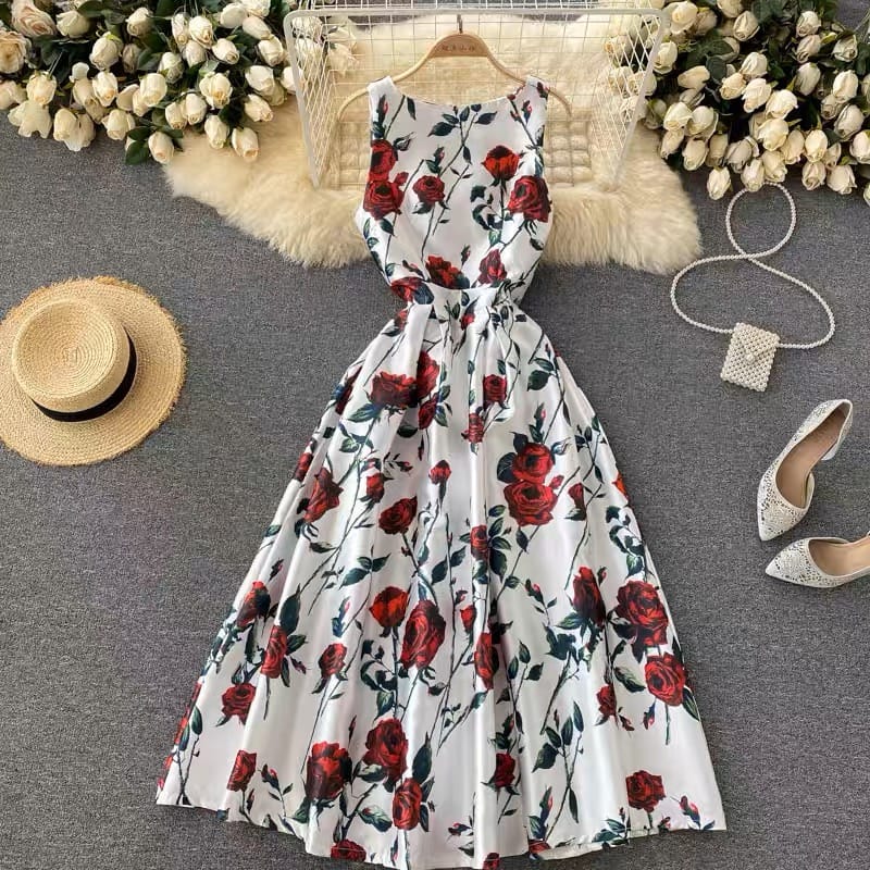 Valentine’s Day floral dress FD112 image