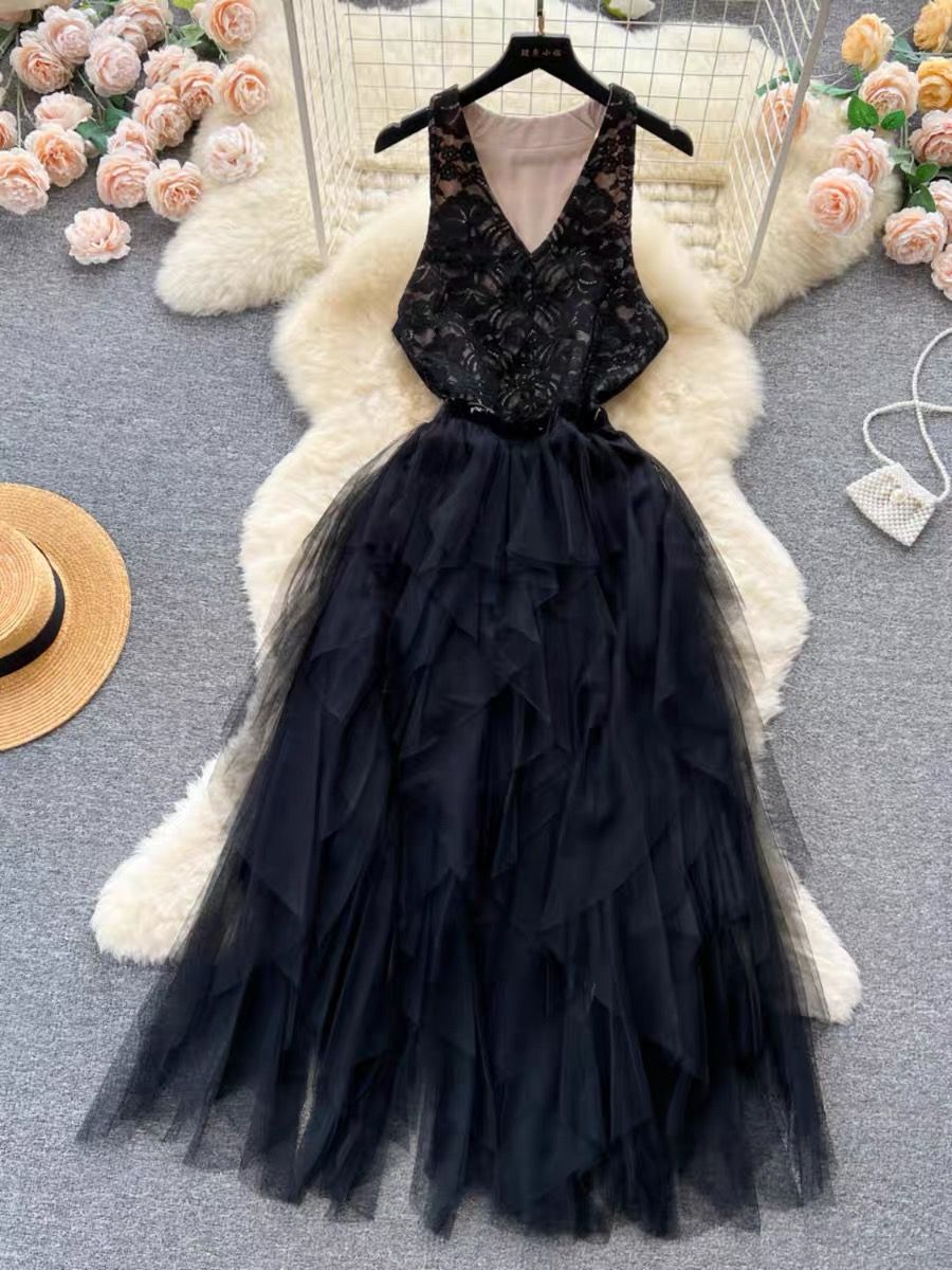 Luxe life frill dress EVD162 image