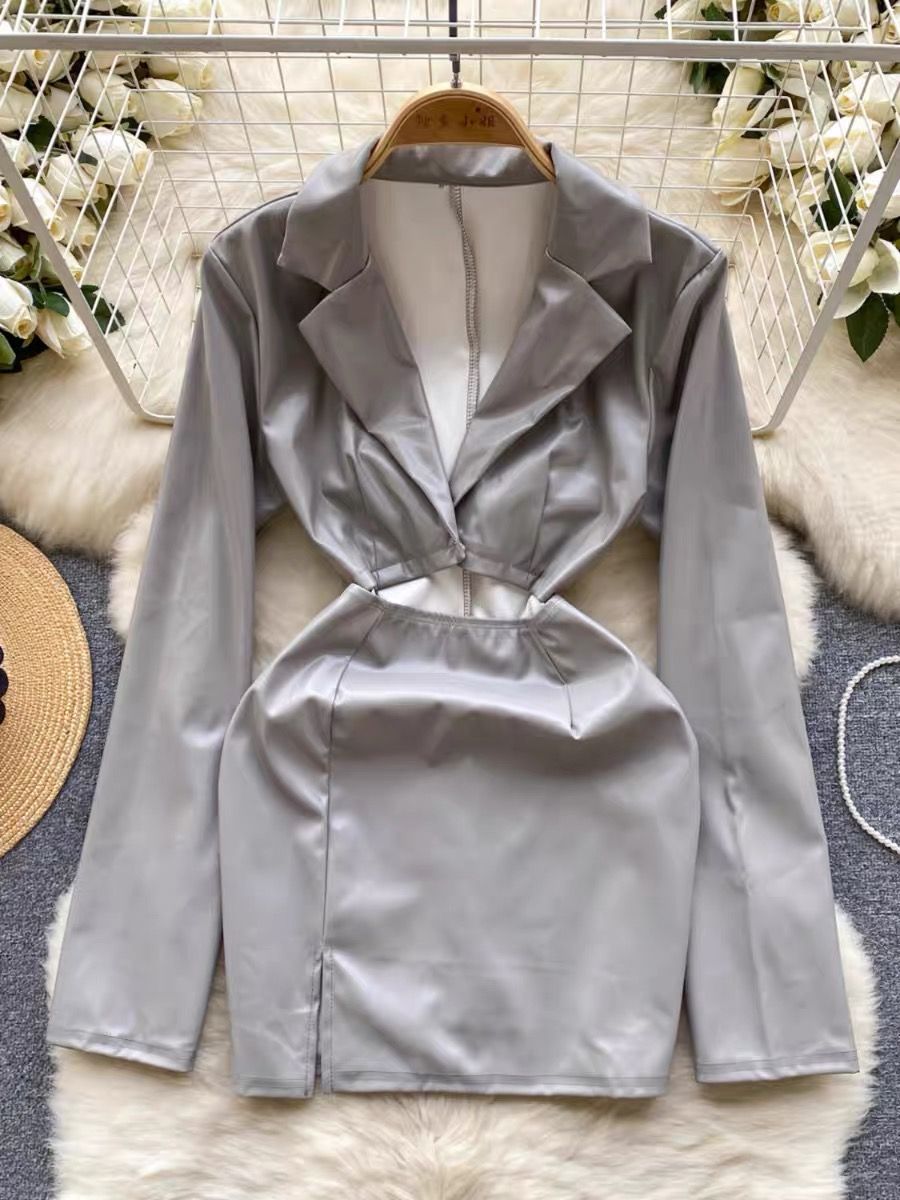 Prowlin around leather dress CBC442 image