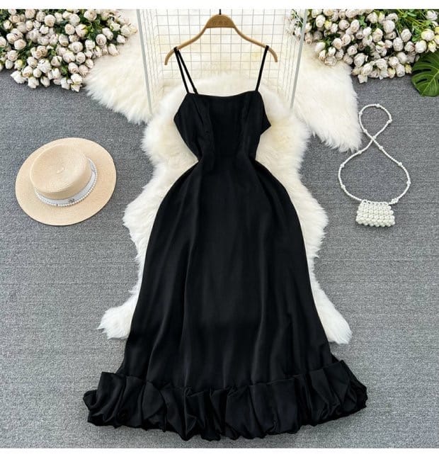 Make your move ruffle ends dress EVD58 image