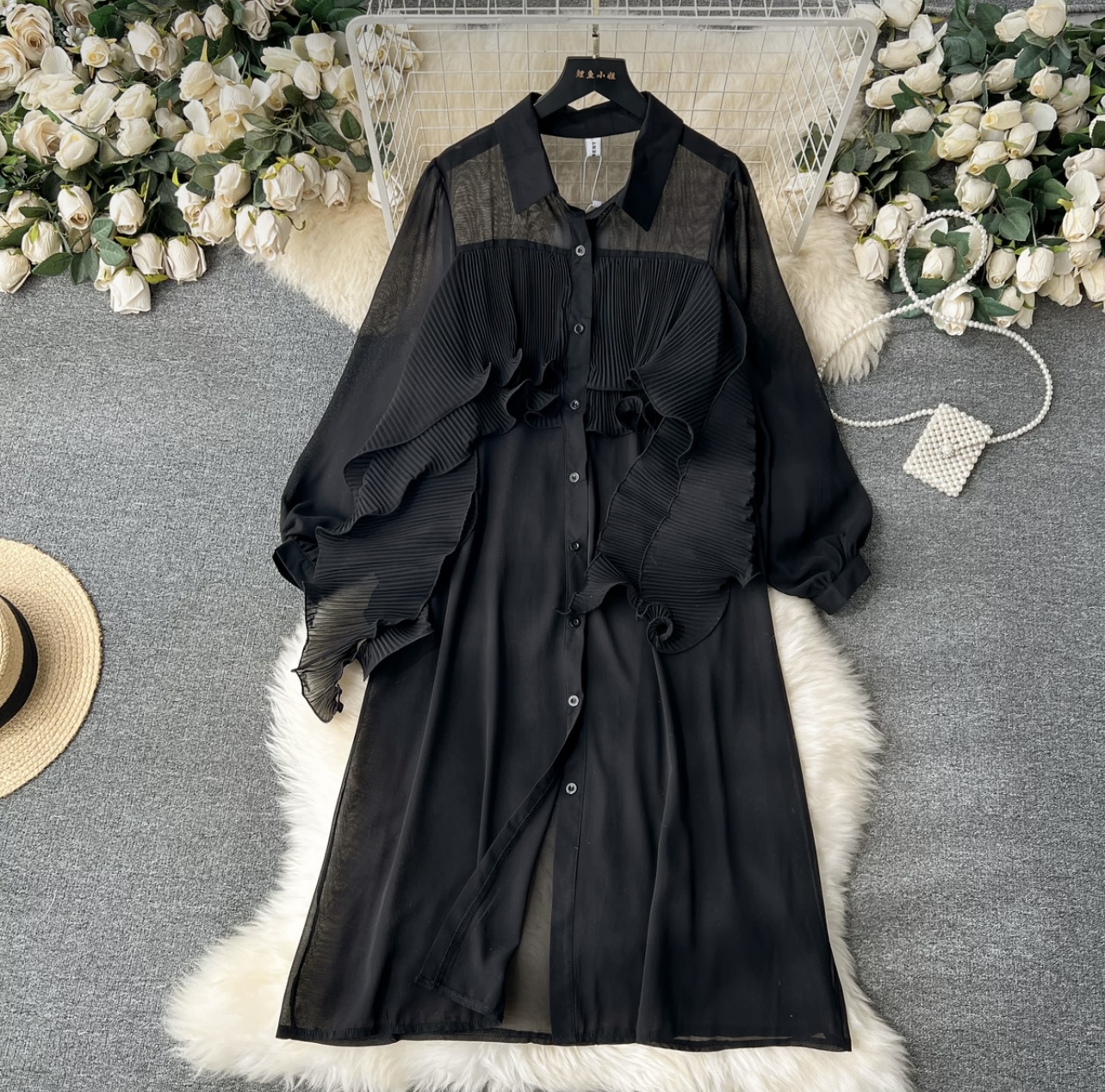 Full bloom ruffle dress CD557 image