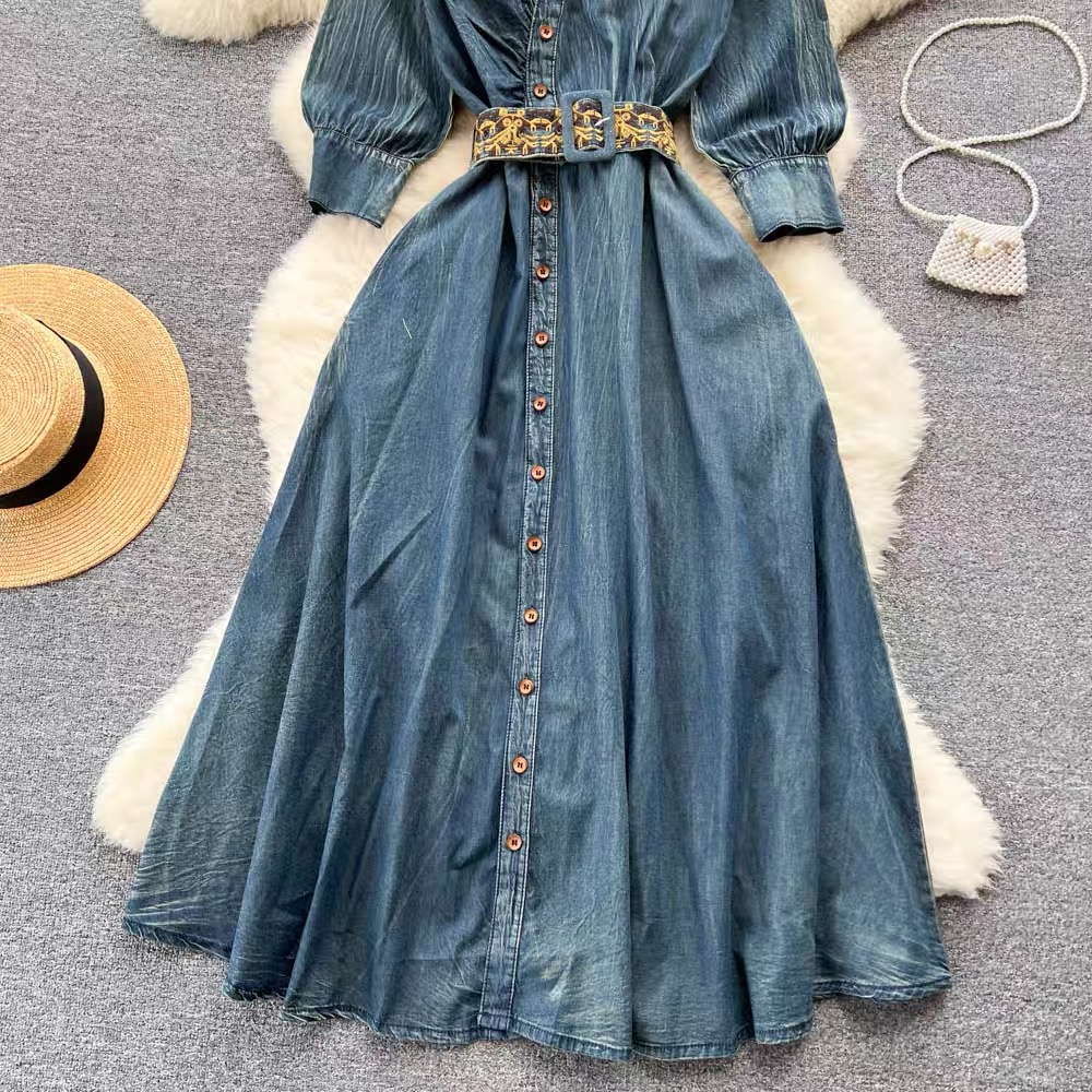 Happy momah denim dress DD7 image
