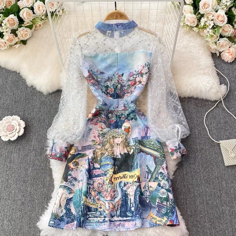 Titanic pearl dress ED26 image