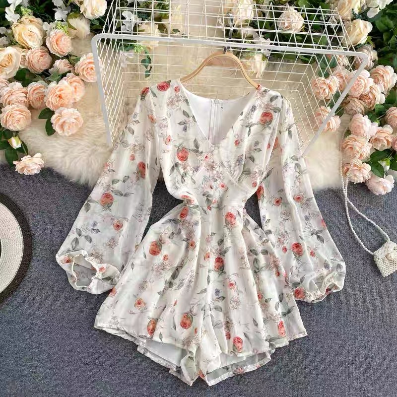 Stay fabulous floral romper JRZZ343 image