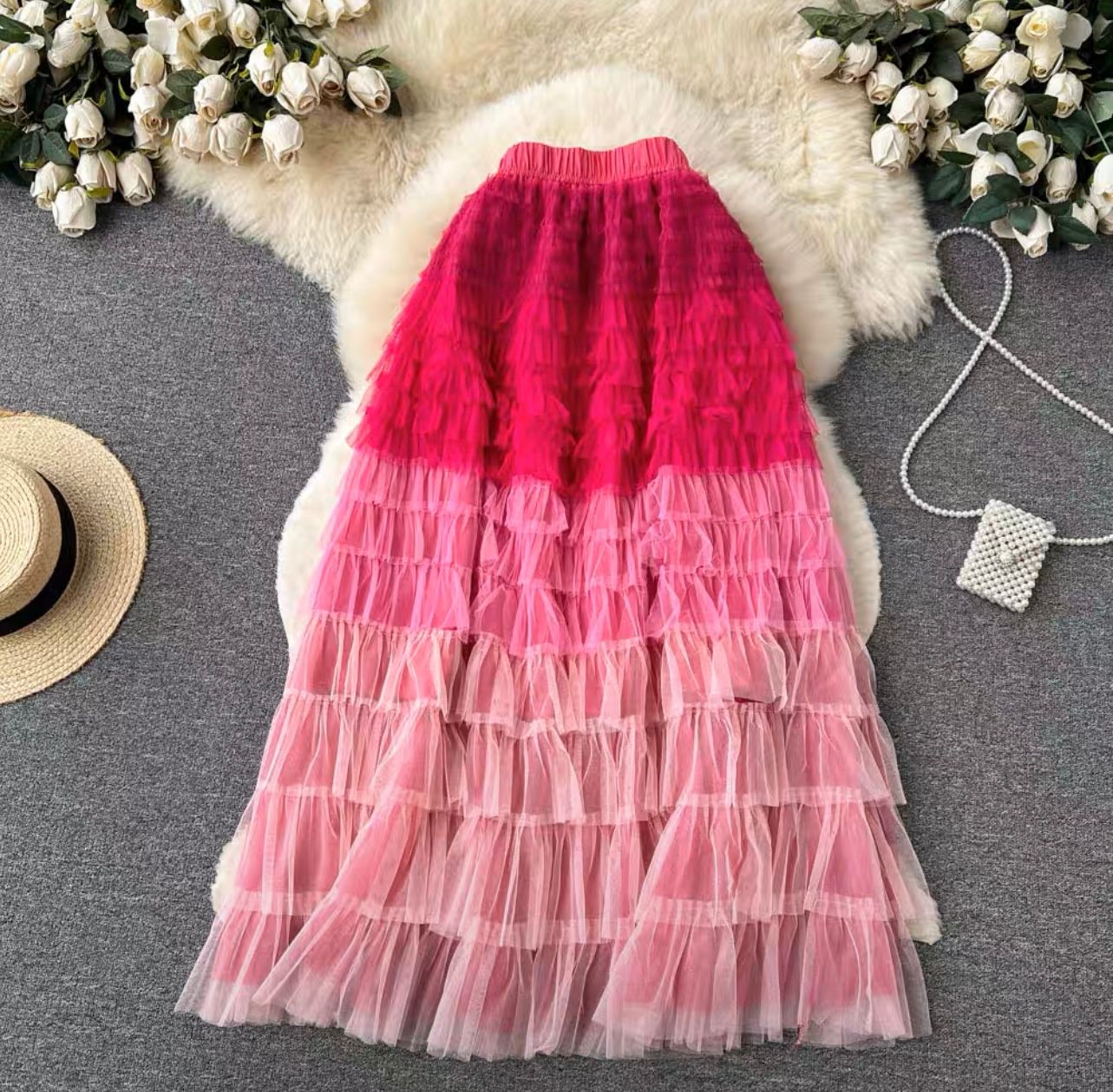 In the stars pleat skirt SZZ217 image