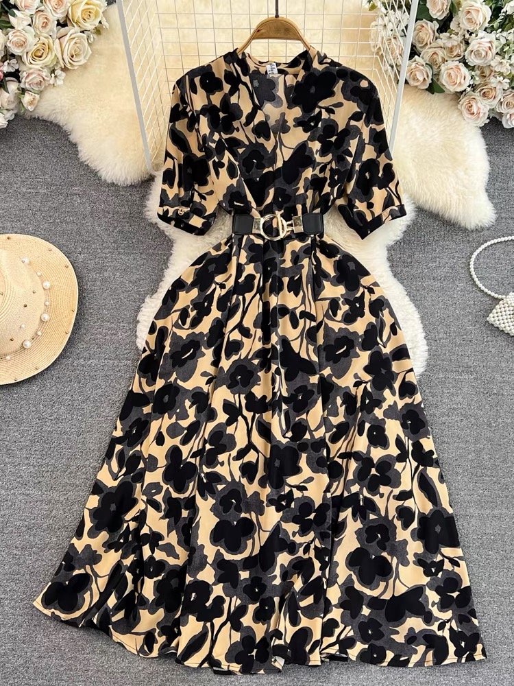 Exotic babe luxury dress & belt CD331 image