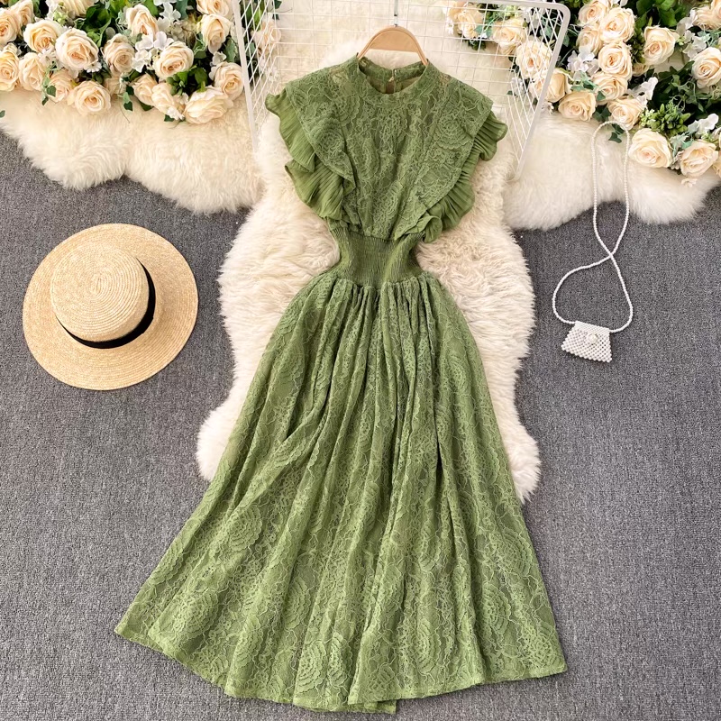 Baby girl cocktail lace dress CD42 image