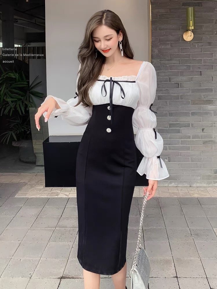 Perfect satin bodycon dress FBC3 image