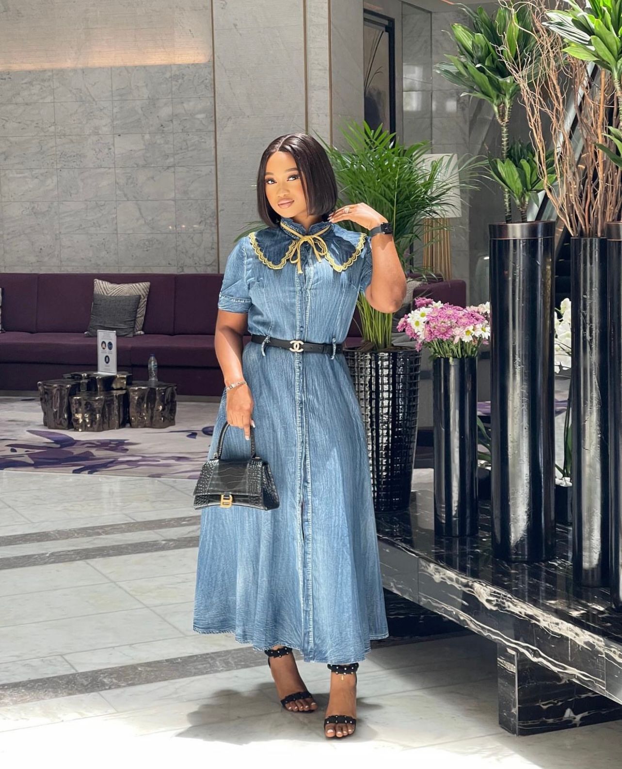 Something special denim dress image