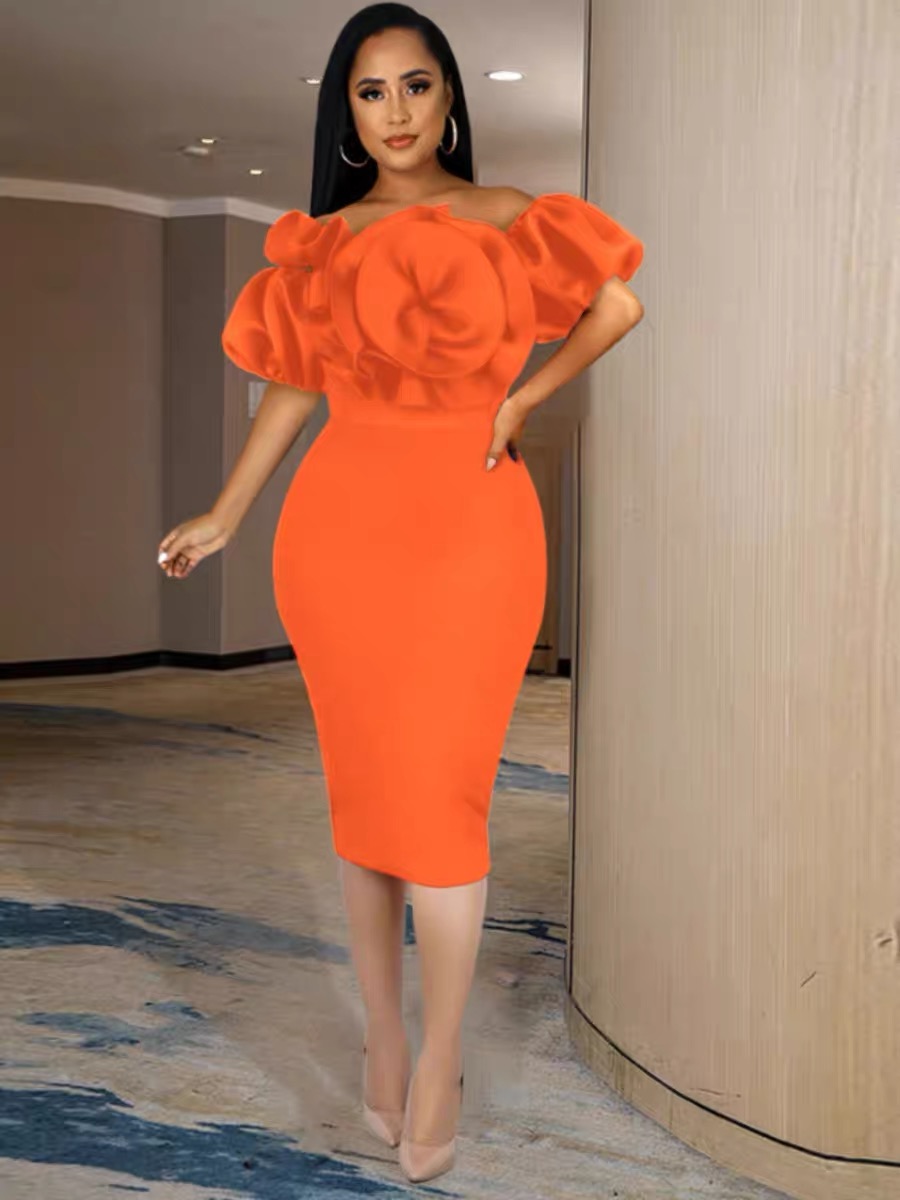 Wedding guess midi dress EBC81 image