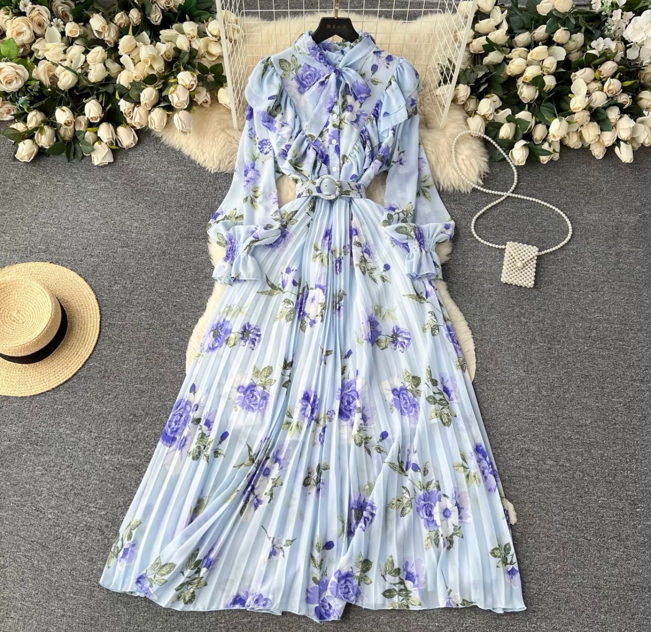 Statue worthy floral dress CD462 image
