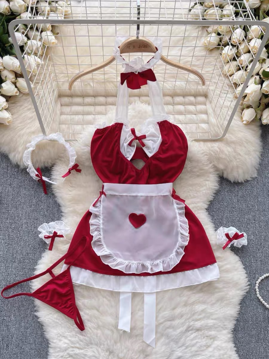 Just want you sexy Christmas maid set SE111 image