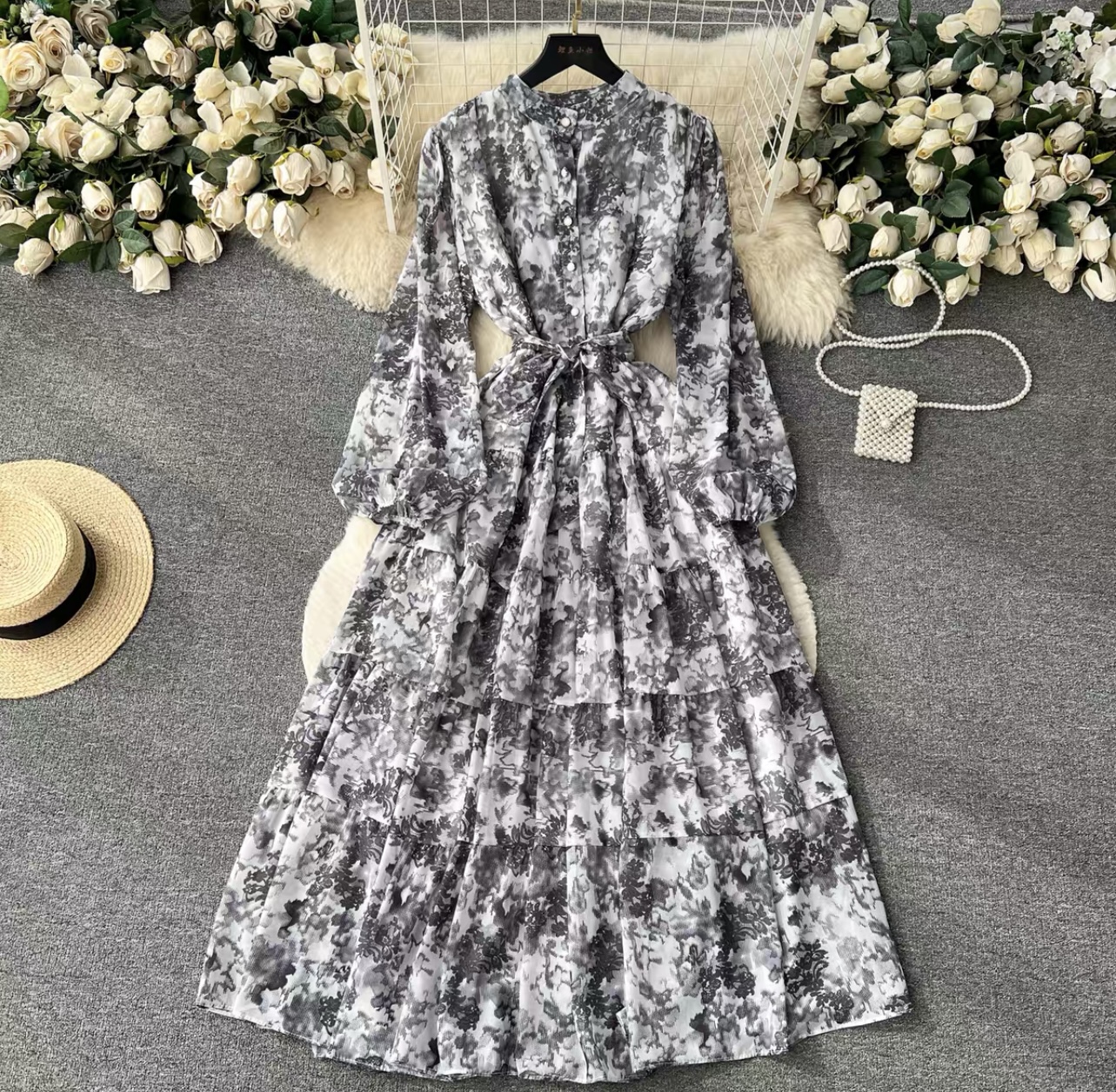 First option floral dress CD535 image