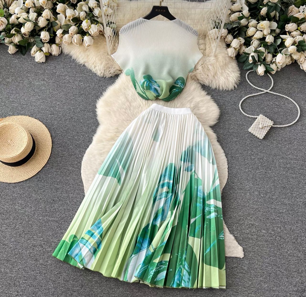 Look this way miyaki top & skirt TPZZ2175 image