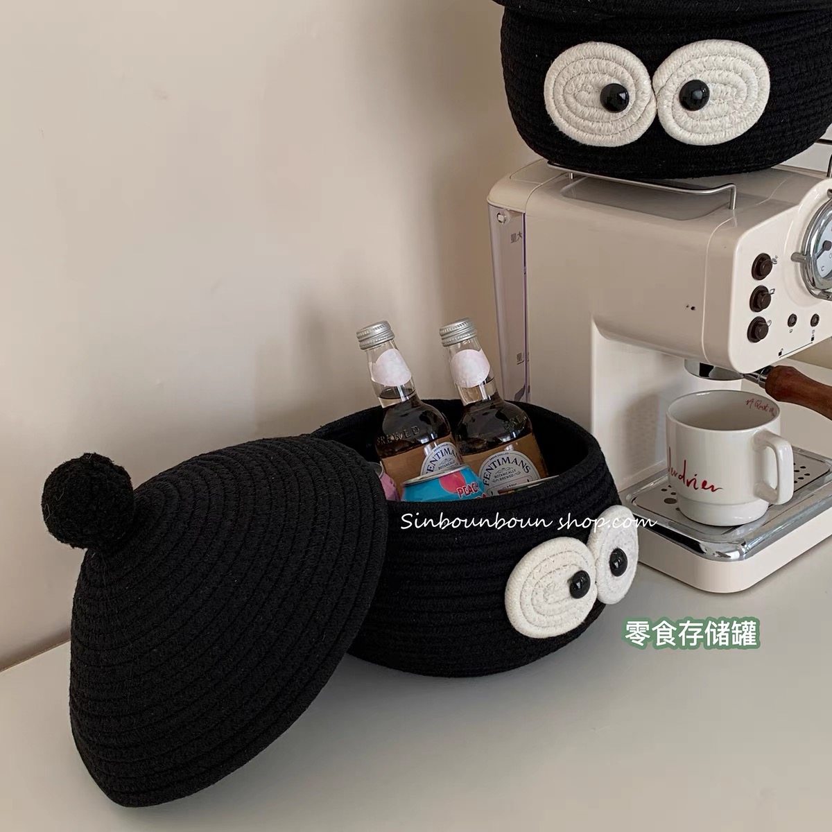 Fancy mini crotchet storage basket MK125 image