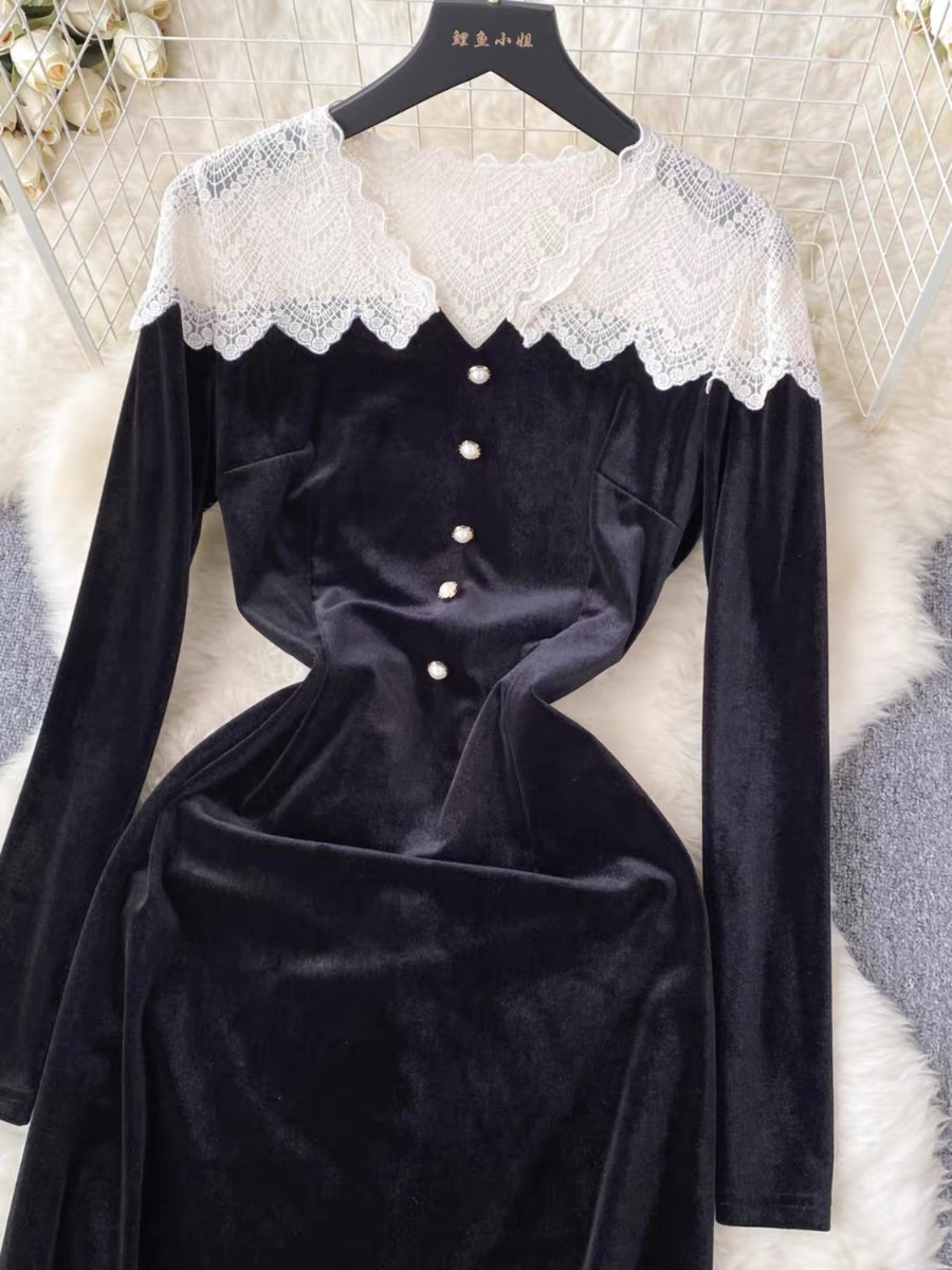 Nadia velvet dress FBC59 image