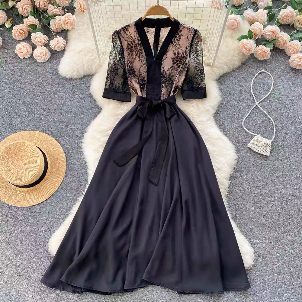 Love affair chantily lace dress FD58 image